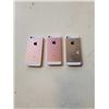 Image 2 : 3 IPHONE SE ROSE GOLD AND GOLD - PARTS ONLY