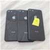 Image 1 : 3 IPHONE 8 BLACK - PARTS ONLY