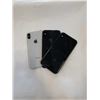 Image 1 : 3 IPHONE X, 2 BLACK, 1 WHITE - PARTS ONLY