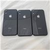 Image 2 : 3 IPHONE XR BLACK - PARTS ONLY