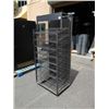 Image 2 : ROLLING BREAD RACK WIRE SHELF - 7 FOOT TALL, 3 FOOT WIDE, 26 INCHES DEEP
