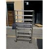 Image 1 : 8 TIER METAL ROLLING RACK - 64 INCHES TALL, 33 WIDE, 18 DEEP