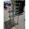 Image 3 : 8 TIER METAL ROLLING RACK - 64 INCHES TALL, 33 WIDE, 18 DEEP