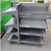 Image 2 : 4FT X 4FT HEAVY DUTY ROLLING 4 SIDED SHELF