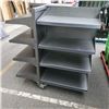 Image 3 : 4FT X 4FT HEAVY DUTY ROLLING 4 SIDED SHELF