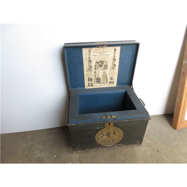 Milner's Patent Fire Resistant Strong Box - Approx 1870's