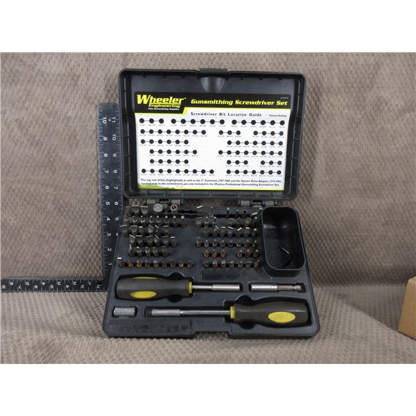 Wheeler 89 Piece Gunsmithing Screwdriver Set