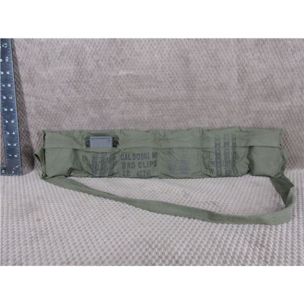 Military Bandolier of 30 Ball - 48 Rounds with Stripper Clips