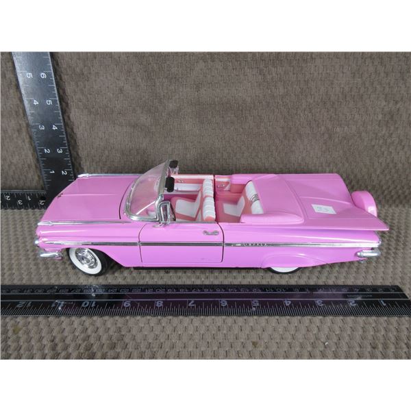 1959 Pink Chevrolet - 1/18 Scale No Box
