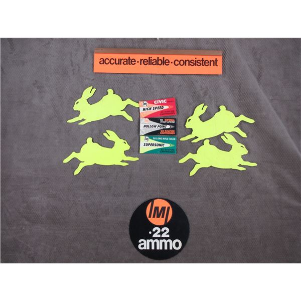 IMI .22 Ammo Advertising Mobile Cardboard Sign