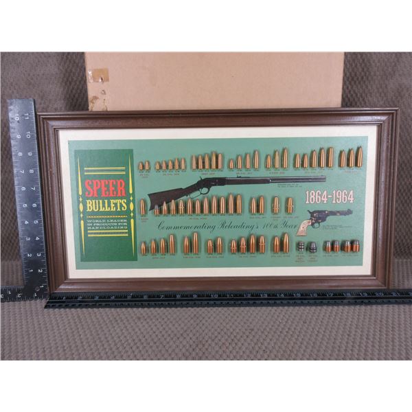 Speer Bullet Board 1864-1964