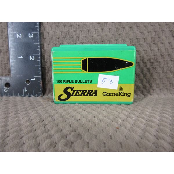 25 Cal Sierra Bullets .257, 100gr, Spitzer Boat Tail