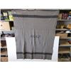 Image 1 : RCMP Wool Blanket Issued to Members in 1950's