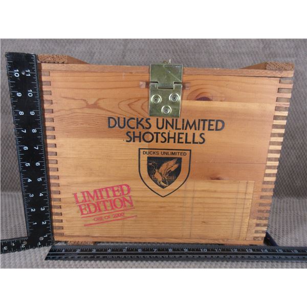 Ducks Unlimited Wood Shotshell Box