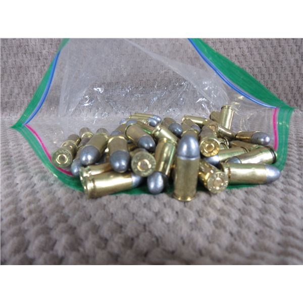 9MM Luger Bag of 50 - Reloads sold as componets