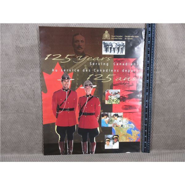 RCMP 125 Years Serving Canadians Poster