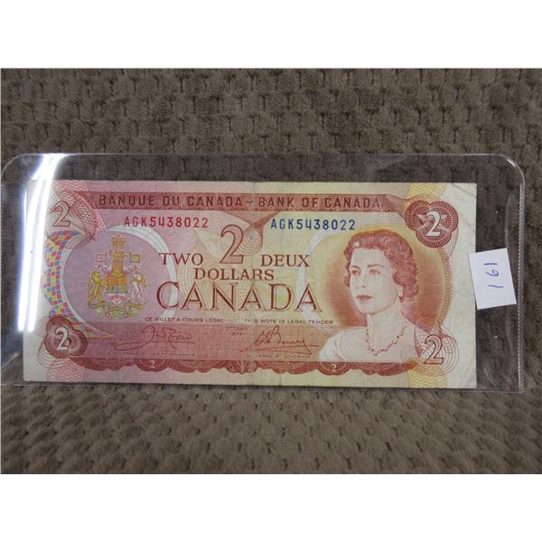1974 Canada Two Dollar Bill