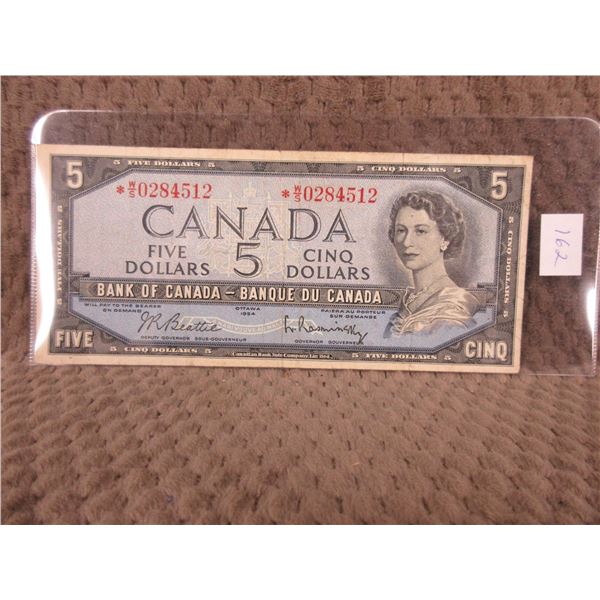 1954 Canada Five Dollar Bill