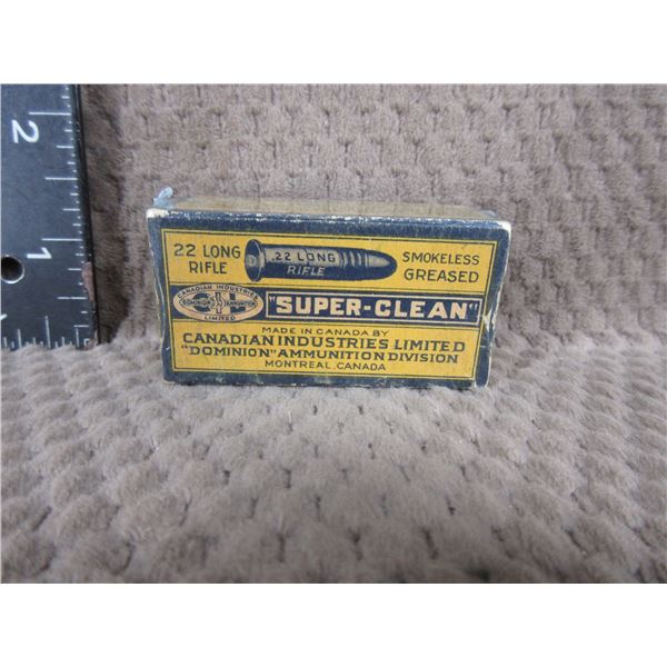 Collector Ammunition - CIL Super-Clean 22 Long Rifle