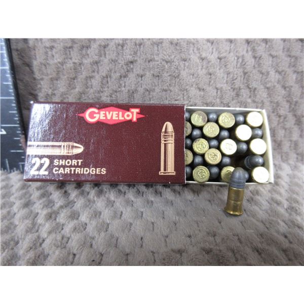 Collector Ammunition - Gevelot 22 Short