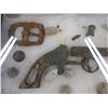Image 2 : Collection of Dug Up Pistol, Bullets, Buckle and Other Items