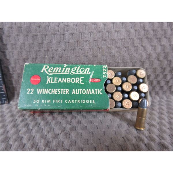 Collector Ammo - Rem Kleenbore 22 Win Auto - Box of 50