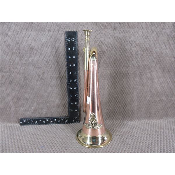 Copper & Brass Bugle Horn