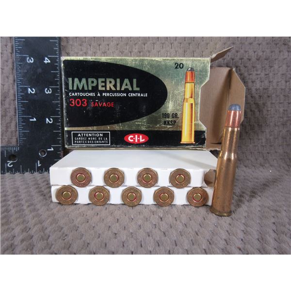 303 Savage Imperial 190 gr, KKSP - Box of 20