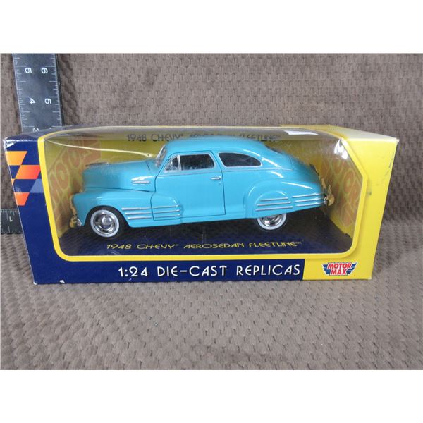 1948 Chevy Aerosedan Fleetline - Motor Max 1:24 Diecast