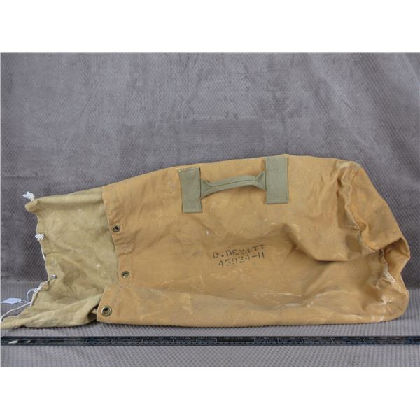 World War II Duffel Bag "P. Devitt"