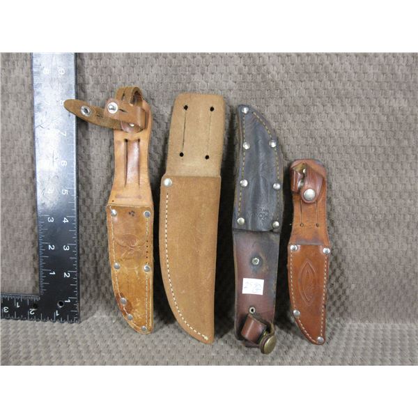 4 - Leather Knife Sheath's