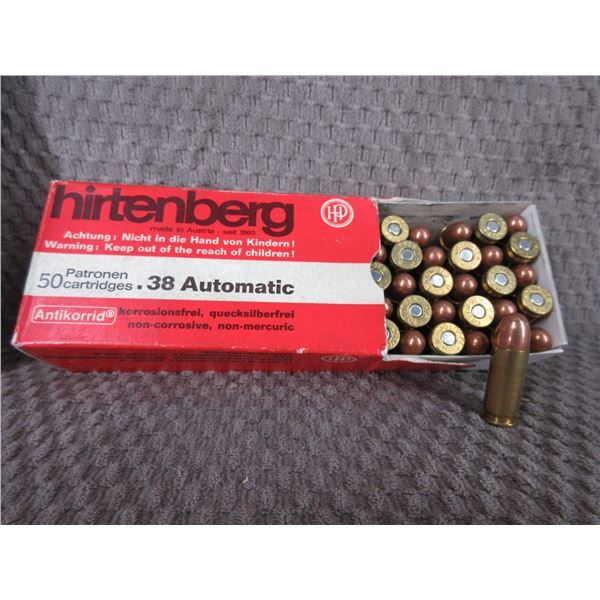 .38 Automatic hirtenberg FMJ- Collector Box of 50