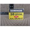 Image 2 : 38 Special Dominion 158 gr, Lead - Collector Box of 50