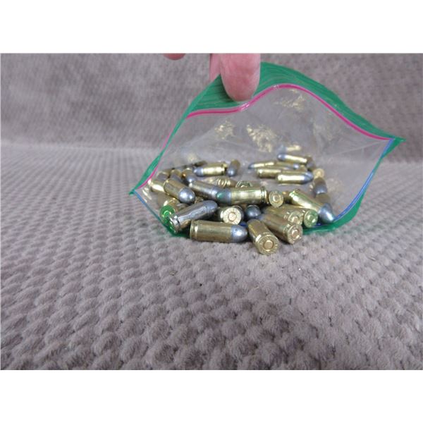 9MM Luger Bag of 50 - Reloads sold as componets