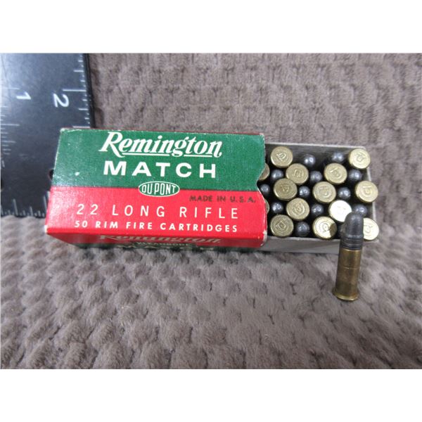 Collector Ammo - Remington Match 22 LR - Box of 50
