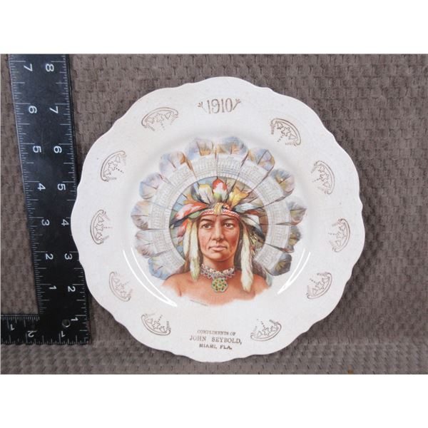 1910 Calender Plate Compliments of John Seybold