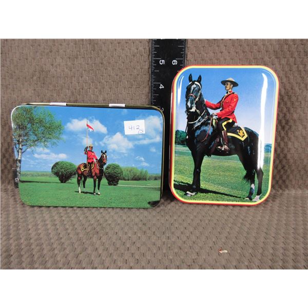 2 - RCMP Metal Tins