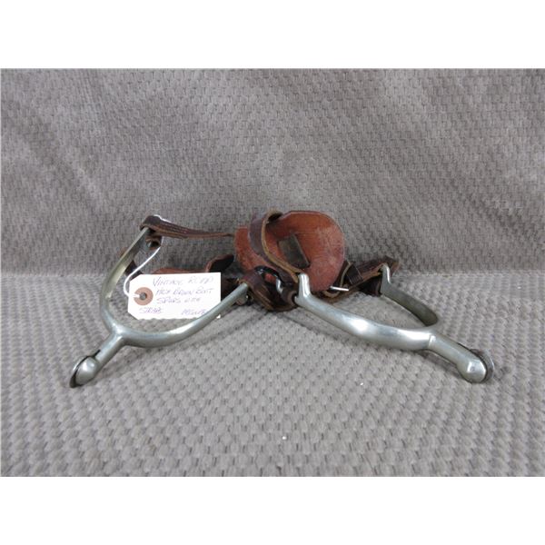 RCMP Vintage Sol. Nickel Spurs Made in England