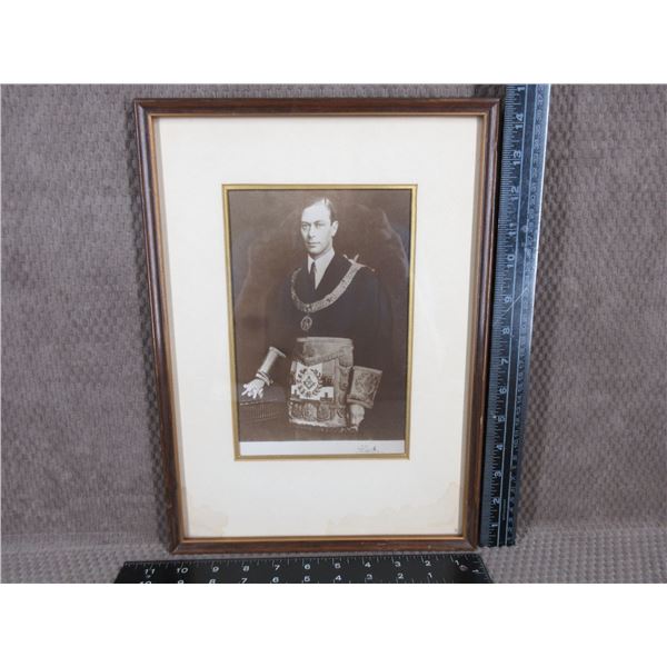 King George VI in Masonic Regalia