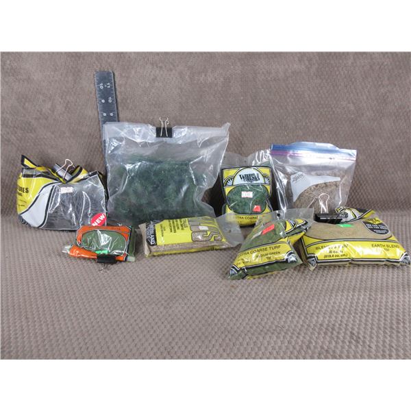 O Gauge Train Scale Items - Various Landscape Material