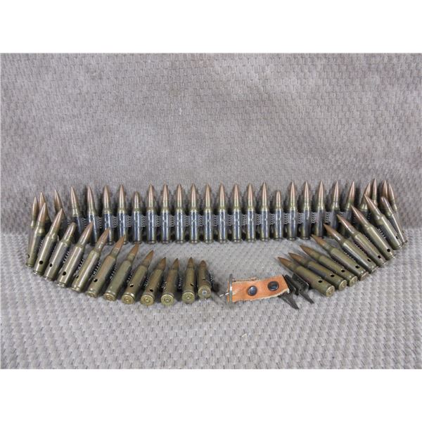 Belt of Deactivated 308 Win Amunition