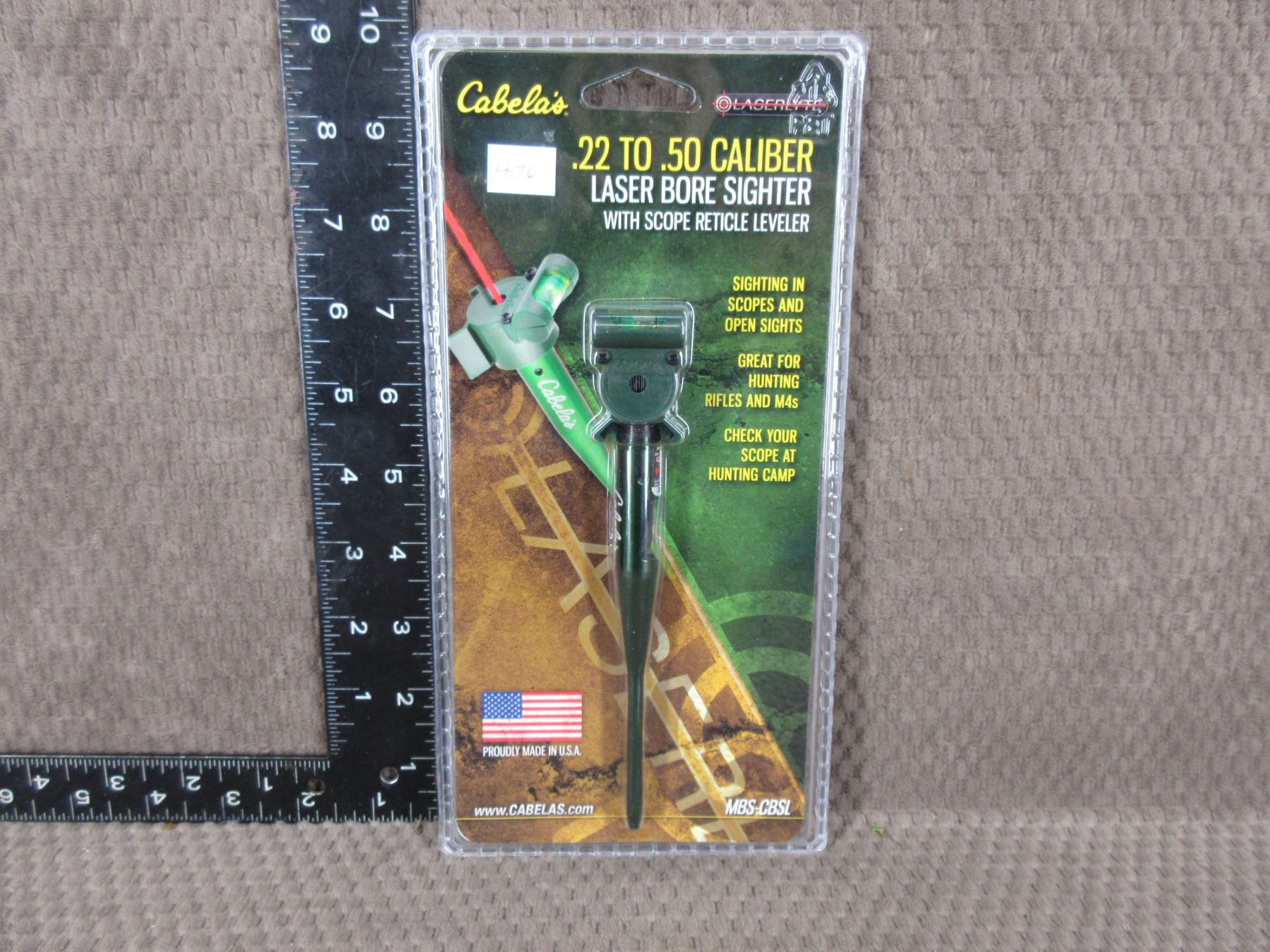 Cabela's .22 to .50 Cal Lazer Bore Sighter New in Package