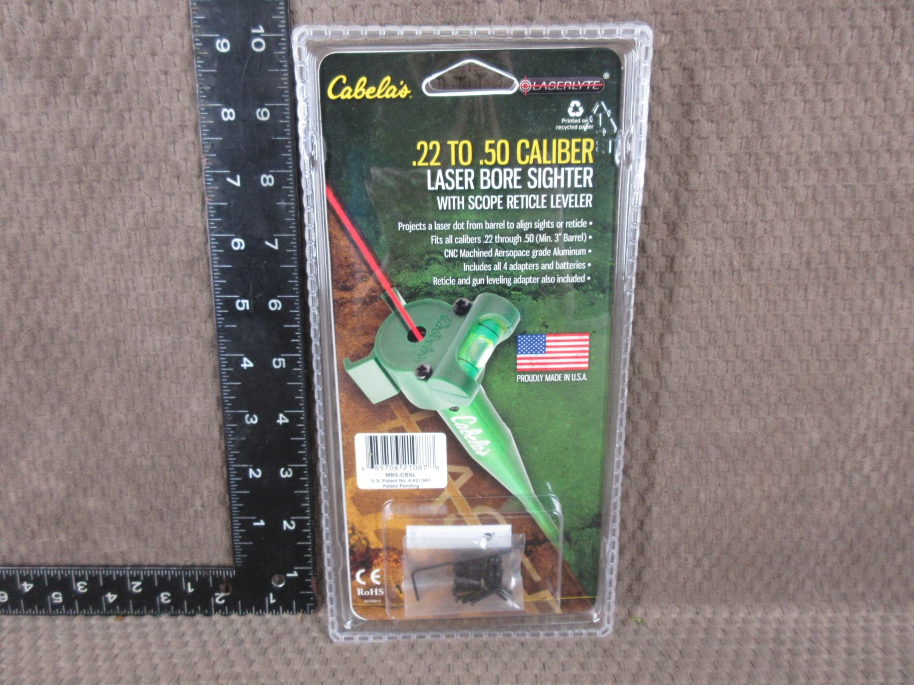 Cabela's .22 to .50 Cal Lazer Bore Sighter New in Package