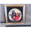 Image 1 : RCMP Framed Plate called Scarlet & Gold by Robert Banks