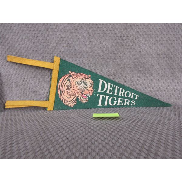 Detroit Tigers Mini Baseball Pennant - 1950's ???