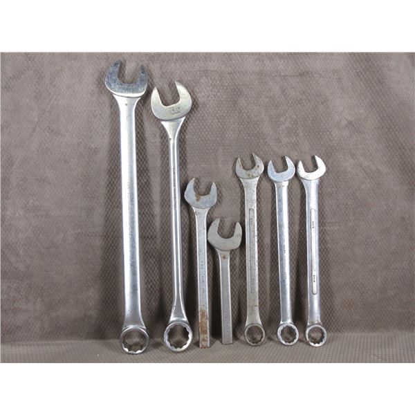 7 Large Wrenches - Used Some Cut