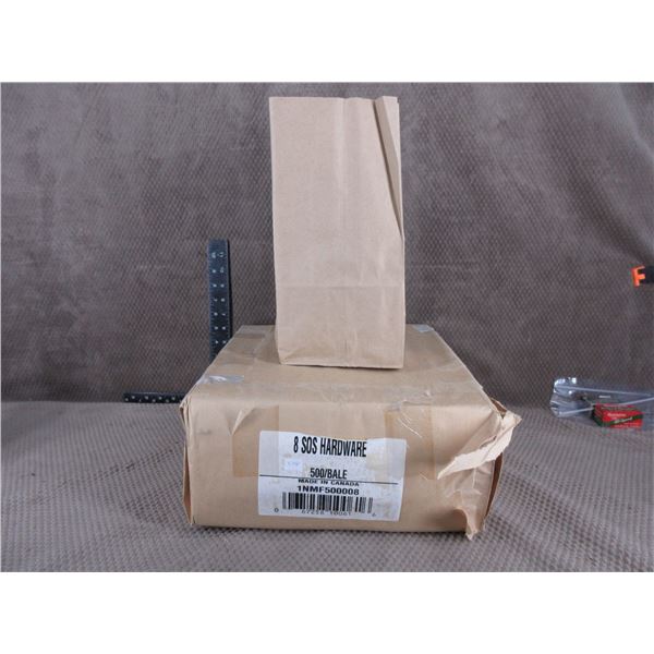 Bale of 500 Hardware Bags - Bags are approx. 6" X 4" X 12"