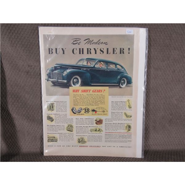 Chrysler Advertisement