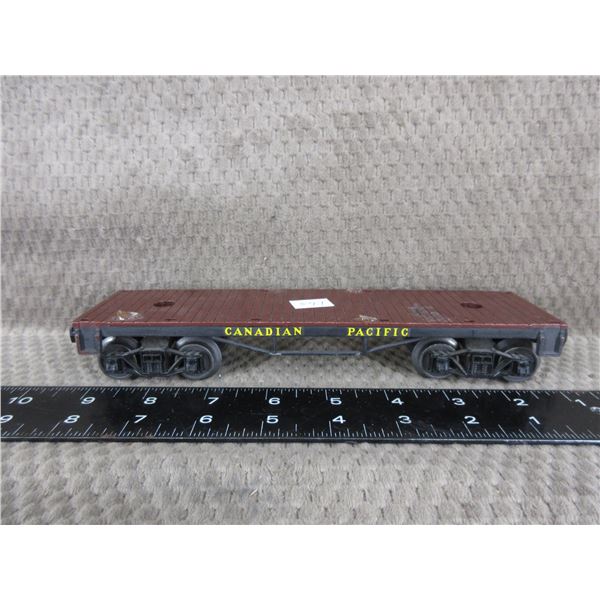 O Gauge Train Car Flat Deck Canadain Pacific