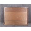 Image 1 : Wood Display Box - Needs New Glass/Plexi Glass